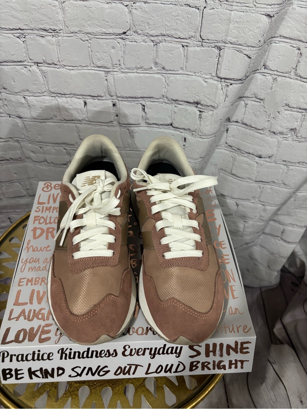 Womens New Balance Sneakers in Dusty Rose